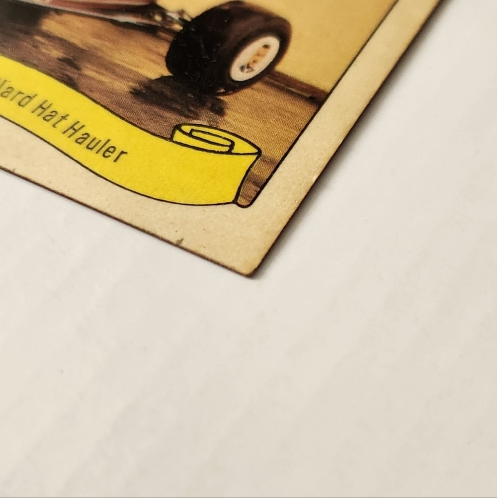 1974 Fleer Kustom Cars Sticker Card  - George Barris "Hard Hat Hauler" Vintage - Picture 5 of 10